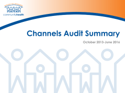 Channel Audit - CommunityHealth