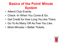 SWPC Point/ Minute App - Student Wolfpack Club