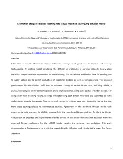 Estimation of organic biocide leaching rate using a modified cavity
