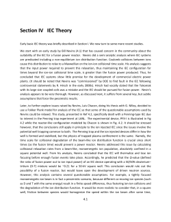 Section IV IEC Theory - Fusion Studies Laboratory
