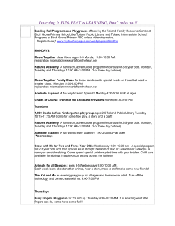 Learning is FUN, PLAY is LEARNING, Don`t miss out!!