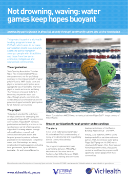 Not drowning, waving: water games keep hopes buoyant