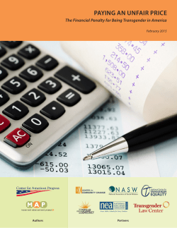 paying an unfair price - Movement Advancement Project