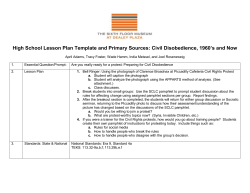 HS Lesson Plan Civil Rights Era Protests