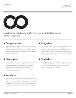 MakeBuzz is a global online strategy firm that facilitates Business