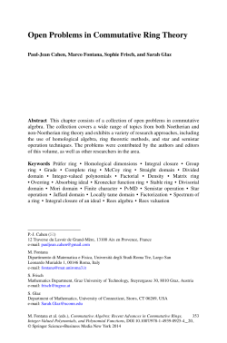 Open Problems in Commutative Ring Theory