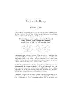 The Four Color Theorem