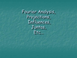 Fourier Definitions, Junta Test, Friedgut Theorem
