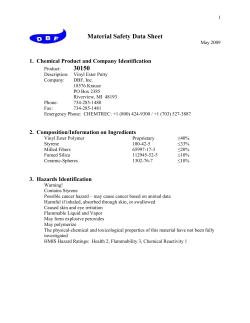 Material Safety Data Sheet