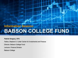 Babson College Fund
