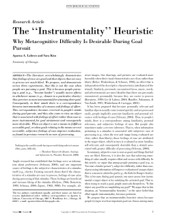 Instrumentality - Wharton Marketing