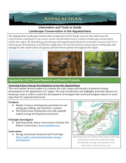 Information and Tools to Guide Landscape