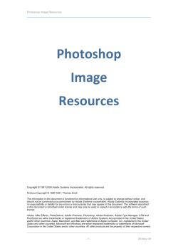 Photoshop Image Resources