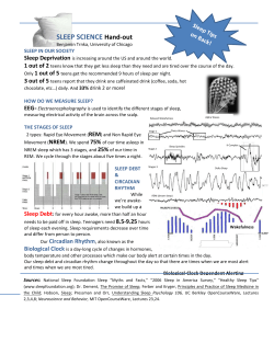 Sleep Science Handout