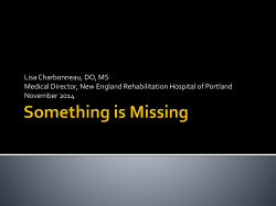 Something is Missing