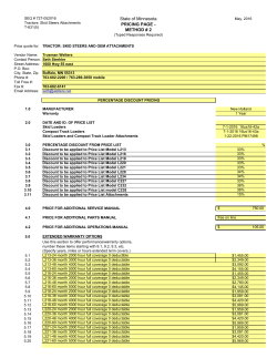 State of Minnesota PRICING PAGE