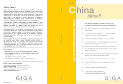 The Beijing Olympics: Political, Social, and Economic Implications of