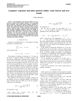 Lyapunov Exponent and Joint Spectral Radius: Some Known and