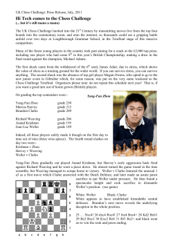 Hi Tech comes to the Chess Challenge
