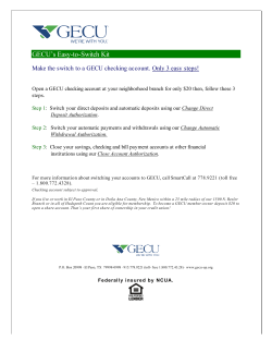 GECU`s Easy-to