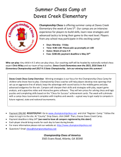 Championship Chess - Forsyth County Schools