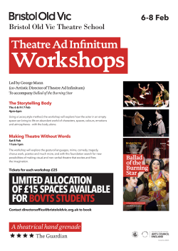 Theatre Ad Infinitum Workshops 6
