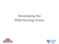 Nursing 2030 - Scotland`s Health on the Web
