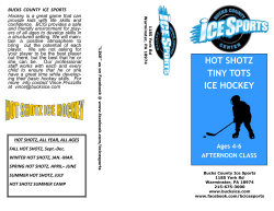 hot shotz tiny tots ice hockey - Bucks County Ice Sports Center