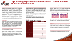 Tape Stripping Repetitions Reduce the Stratum