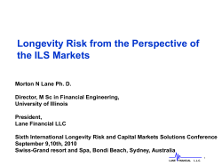 Scene Setting, Where are (Re) insurers expressing demand for