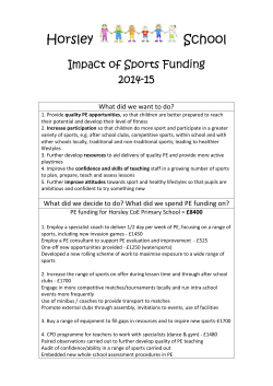 2014-2015 - Horsley Primary School