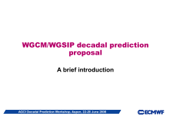 DB background - Aspen Global Change Institute