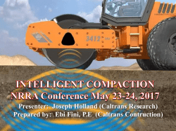 Intelligent Compaction HMA