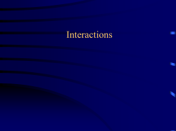 Interaction Diagrams