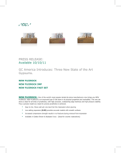 PRESS RELEASE: Available 10/10/11 GC America Introduces