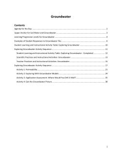 Upper Anchor for Soil Water and Groundwater
