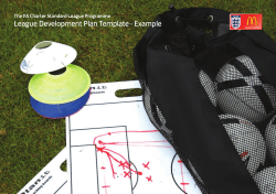 League Development Plan Template - Example