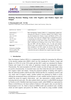 Ranking Decision Making Units with Negative and Positive Input