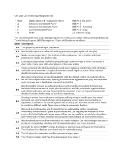 CTA uses GLTA rules regarding divisions: &bull; Open Highly Advanced