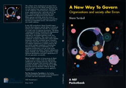 A New Way to Govern