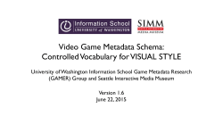 A taxonomy for describing video game visual styles
