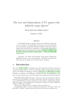 The core and balancedness of TU games with infinitely many players