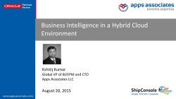 Business Intelligence in a Hybrid Cloud