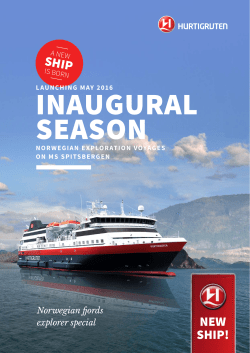 NEW SHIP! - Cruise Norway