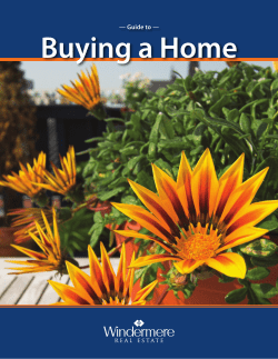 Guide to buying a home