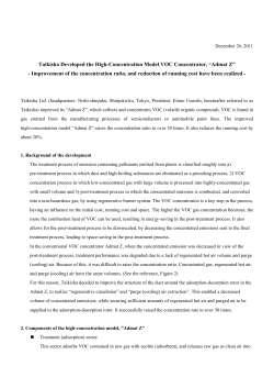 Taikisha Developed the High-Concentration Model