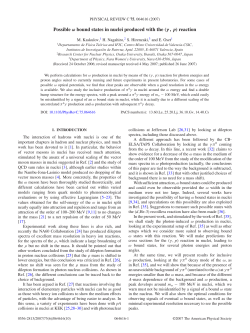 Possible &omega; bound states in nuclei produced with the (&gamma;, p) reaction