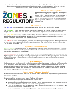 The Zones of Regulation