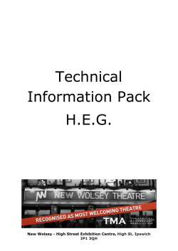 HEG - New Wolsey Theatre