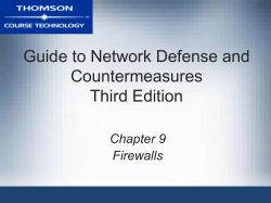 Guide to Network Defense and Countermeasures